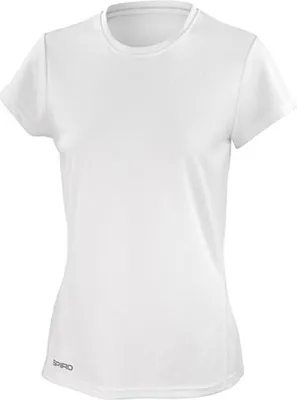 Immagine prodotto di SPIRO S253F | Maglietta sportiva da donna ad asciugatura rapida +molto leggera - Colore: Bianco - Taglia: M (38)