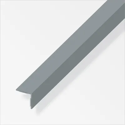 Produktbild von alfer Winkel 2.5 m, 20 x 20 mm PVC (Kunststoff) glatt grau