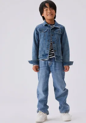 Imagen del producto de NAME IT - Pantalones vaqueros básicos de 5 bolsillos para adolescentes, modelo NKMRYAN. Talla:
