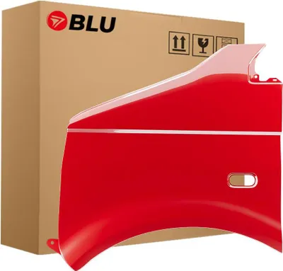 Image de BLU Aile Compatible avec VW Volkswagen Transporter T5 / Multivan LY3D Gauche Rot TornadoRot | 2003-2015 | Avant | Peint| Prêt à Monter | Galvanisé