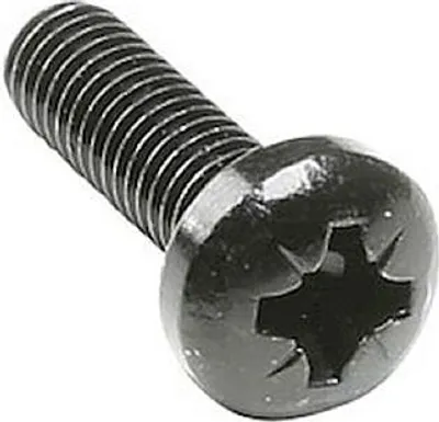 Produktbild von Adam Hall 19" Parts 5410 BLK - Kreuzschlitzschraube M6 x 16 schwarz