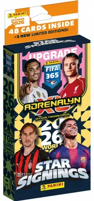 Produktbild von Panini Fifa 365 2026 Upgrade Star Signings Cards – 48 Cards + 2 Limited Edition Cards