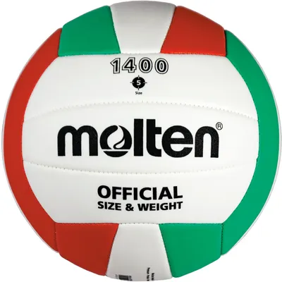 Produktbild von Molten Volleyball Trainingsball Weiß/Grün/Rot Gr. 5