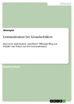 Produktbild von Lesemotivation bei Grundschülern