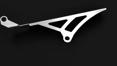 Productafbeelding van ZIEGER kettingbeschermer, compatibel met Suzuki GSX-R 600 | GSX-R 750, zilver