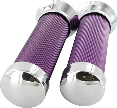 Produktbild von STR8 Lenkergriffe violett eloxiert 7/8 Zoll kompatibel mit Yamaha Aerox