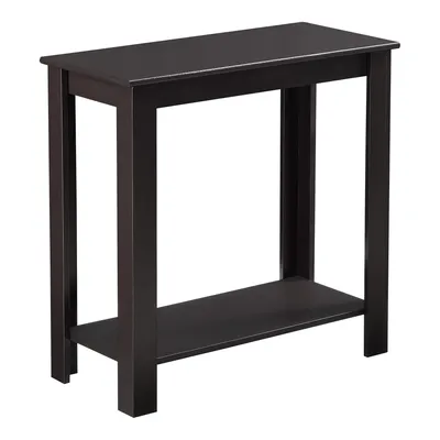 Produktbild von In And OutdoorMatch Beistelltisch Mabelle - Mit Ablage - MDF - 60x30x61,3 cm - Dunkelbraun - Stilvolles Design