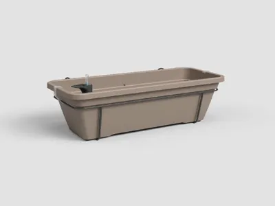 Produktbild von Artevasi Venezia L Plant Box Balcony Kit Sws, 18 l, 243 mm, 579 mm, 220 mm, 4 Stück(e)