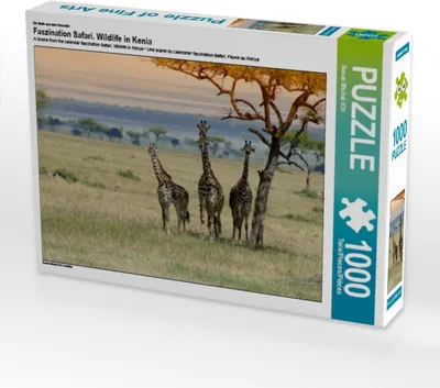 Produktbild von Calvendo Ein Motiv aus dem Kalender Faszination Safari. Wildlife in Kenia 1000 Teile Puzzle quer 640x480mm, Michel /CH Susan; 7288913