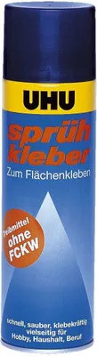 Produktbild von UHU® 46745 Sprühkleber - TRANSPARENT+PERMANENT, 500 ml Dose