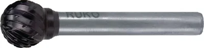Produktbild von Ruko Hartmetallfrässtift Form D Durchmesser 10mm HM TiCN KUD - 116043TC
