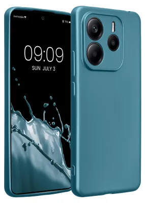 Produktbild von kwmobile Handyhülle für Xiaomi Redmi Note 14 5G (Nicht für 4G) Hülle - weiche Silikon Case metallisch schimmernd - Schutzhülle Cover - Metallic