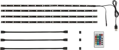 Produktbild von LED Stripe TV Beleuchtung RGB 2m 2,5W dimmbar Fernbedienung USB Briloner
