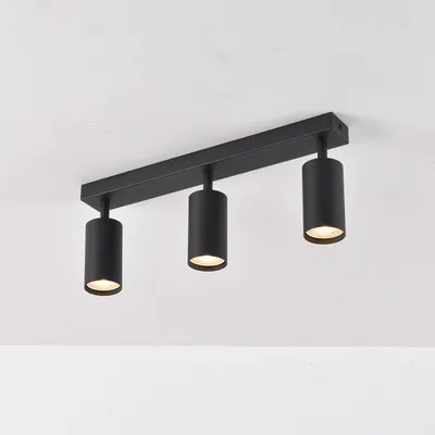 Produktbild von LED 3-flammig Deckenleuchte schwenkbar TRIO schwarz