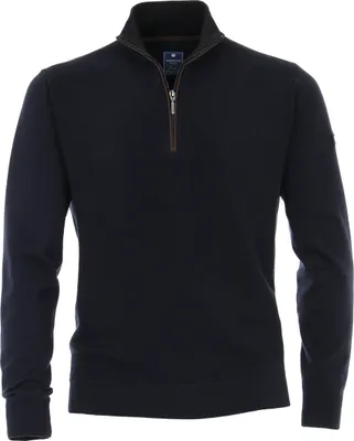 Produktbild von Herren Troyer mit Stehkragen und Reißverschluss, Farbe Marineblau, Größe L
