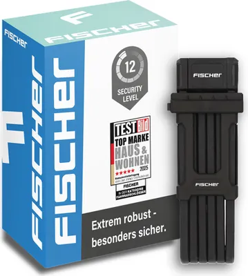Obrázok produktu pre FISCHER 50747 FISCHER skladací zámok na bicykel PROTEC PLUS+ FK110