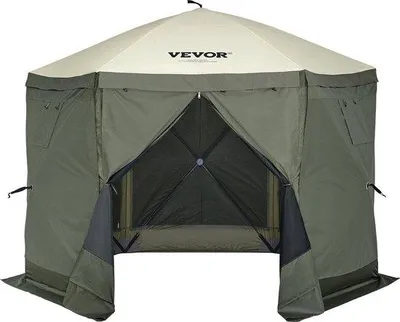 Produktbild von Famanu Pop-up Zelt - 3,05x3,05m, winddicht, für 6 Personen, mit Tragetasche