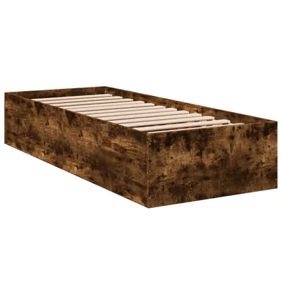 Produktbild von Bettgestell Räuchereiche 90x190 cm Holzwerkstoff