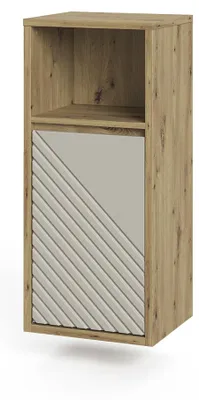 Zdjęcie produktu dla Szafka łazienkowa Vicco Viola Dąb artisan/Kaszmir 38 x 80 cm, Model 60733