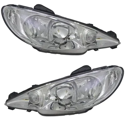 Produktbild von TYC Scheinwerfer Set für Peugeot 206 CC 2D 2A 2C 2E 2K H1 / H7 LWR