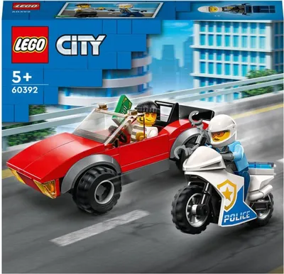 Immagine prodotto di LEGO® City 60392 Inseguimento in auto con moto della polizia