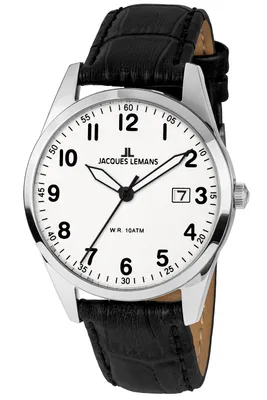 Immagine prodotto di Solo tempo Jacques Lemans Nero   Collezione Vienna - uomo