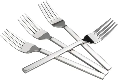 Produktbild von Set von 12 Edelstahl-Gabeln für das Abendessen
