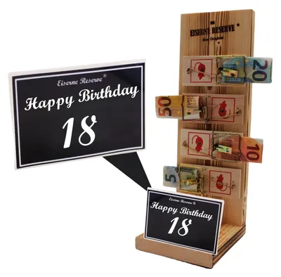 Produktbild von Geburtstagsgeschenk: Mausefalle, Geldgeschenk