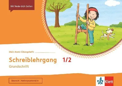 Produktbild von Mein Anoki-Übungshef. Schreiblehrgang Grundschrift 1/2. Übungsheft Klasse 1/2