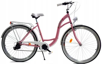 Zdjęcie produktu dla Rower Dallas City 26" 7spd - różowy z białym