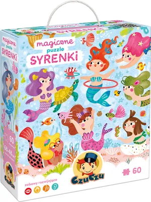 Produktbild von Puzzle 60 elementów Magiczne Syrenki CzuCzu