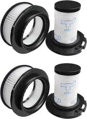 Produktbild von Filter-Set für Staubsauger, 4er Pack, für Rowenta X-Force Flex, 2 Vor- und 2 Nachfilter, Ersatzteile ZR009007 ZR009008