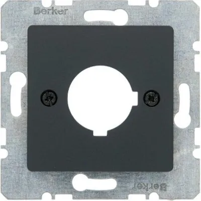 Zdjęcie produktu dla Berker 14321606, Antracyt, Metal, Plastik, Berker, 100 mm, 100 mm, 10 szt.