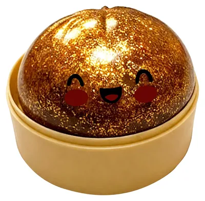 Produktbild von Niedliches Brötchen-Quetschspielzeug – Stressabbau in realistischer Brötchenform mit süßen Gesichtsausdrücken – Sensorisches Fidget-Spielzeug