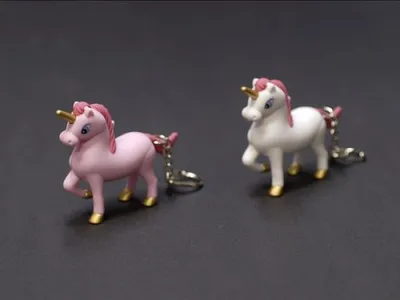 Produktbild von Schlüsselanhänger, Magisches Einhorn mit Regenbogenlicht und Sound