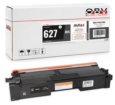 Produktbild von OBV Toner kompatibel mit Brother TN-627BK Schwarz - HL-L8570CDW / MFC-L8970CDW