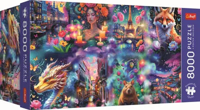 Produktbild von Trefl, Bunte Welt, 8000 Teile Puzzle