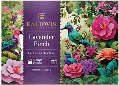 Immagine prodotto di EALDWIN Lavanda Finch 18g (9 bustine, collezione di tè)