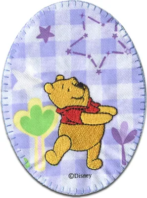 Obrázek produktu pro Disney © Winnie the Pooh star - nášivka, nažehlovací, nažehlovací, nášivka, nažehlovací, velikost: 10,7 x 8 cm