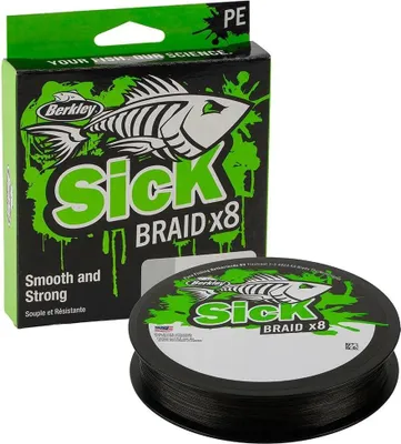 Produktbild von Berkley Sick Braid x8 (150 m, Black)