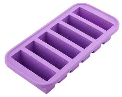 Produktbild von Silikon-Gefrierformen Mit Deckel 6 Stück, Flexibel Lebensmittelecht Für Suppen Brühen Und Mahlzeiten, Ideal Für Meal Prep Und Tiefkühl Lagerung
