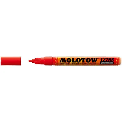 Immagine prodotto di Marcatore acrilico Molotow ONE4ALL ACRYLIC 127HS 2 mm, n. 013, rosso traffico