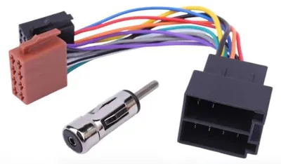 Radio-Adapter Set ISO 16-Pin auf ISO + DIN-Antenne, 2-teilig