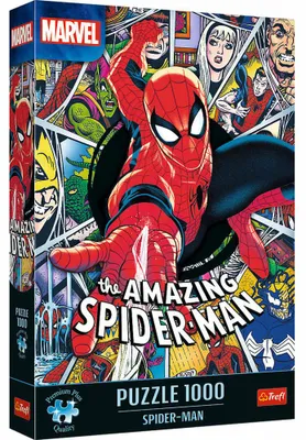 Zdjęcie produktu dla TREFL PUZZLE 1000 elementów SpiderMan PremPlus 10859