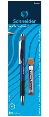 Produktbild von Schneider Druckbleistift Graffix +Ersatzminen Blisterkarte mit 1 Stück
