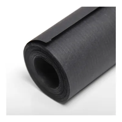 Produktbild von Clairefontaine 195729C, Geschenkpapier, Schwarz, Einfarbig, Papier, 65 g/m², 10 m