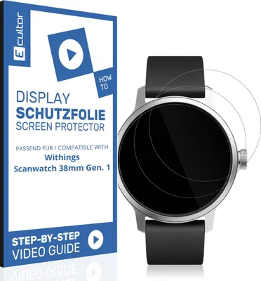 Obrázok produktu pre 2x Ecultor FlexAR Withings Scanwatch 38mm Gen. 1