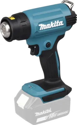 A cordless heat gun with a battery pack attached, shown against a white background.