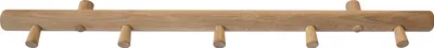 Immagine prodotto di HOME It® Binario per ganci con 5 ganci, rovere