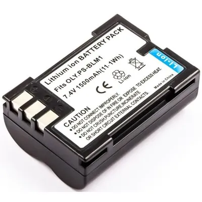 Produktbild von Akku für Olympus C7070 Li-Ion 7,2 Volt 1400 mAh schwarz